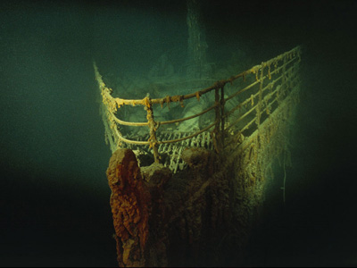 titanic pod vodou